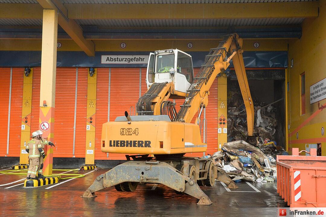 Brand in Müllheizkraftwerk