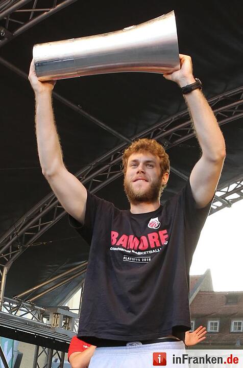 So feiern die Brose Baskets