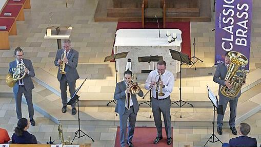 Classic Brass beim Konzert in Röttenbach.