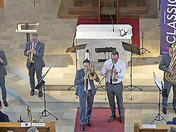 Classic Brass beim Konzert in Röttenbach.