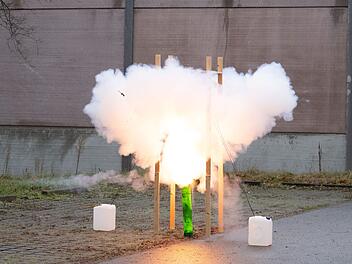 Vorf&uuml;hrung LKA Sachsen zu Pyrotechnik