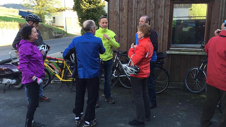 Fahrradtour mit CSU-Bürgermeister-Kandidat Robert Bosch. Foto: Jürgen Gärtner