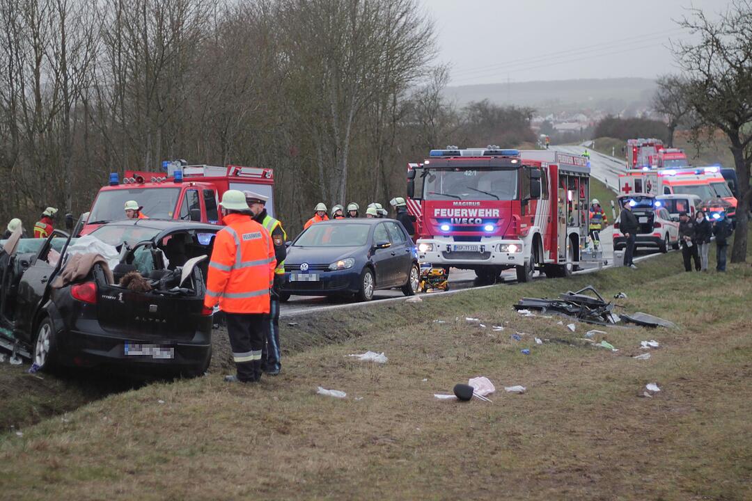 Schwerer Verkehrsunfall in Karlstadt