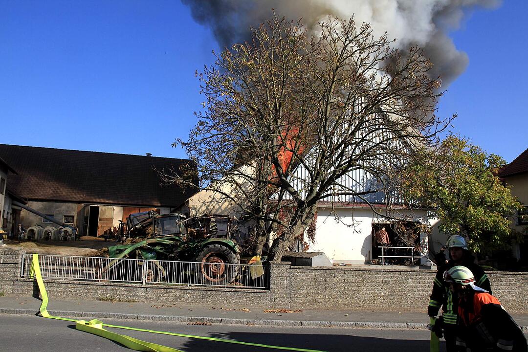 Brand in Schweinestall in Herzogenaurach