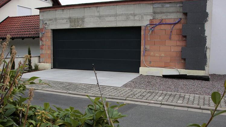 Die umstrittene Garage in Forchheim-Reuth Foto: Josef Hofbauer