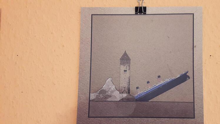 Die Ausstellung "Guckhaldema!"  in Münnerstadts Bahnhof. Hartmut Hessel