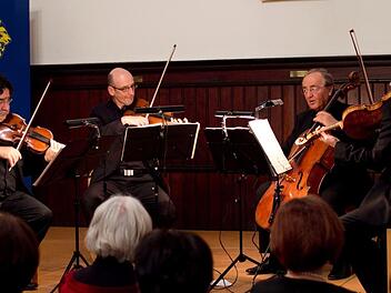 Kammermusik vom Feinsten bot das Bamberger Streichquartett im Historischen Rathaussaal.  Foto: Nicole Julien-Mann