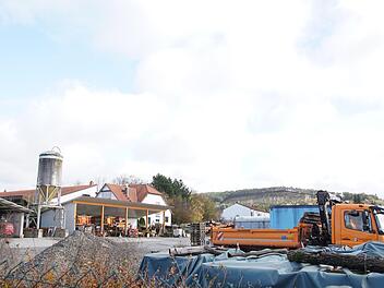 Die städtische Lagerfläche im Gewerbegebiet Thulbafeld   wird der Standort für den Bauhof-Neubau.Arkadius Guzy
