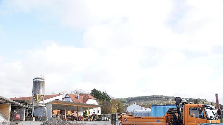 Die städtische Lagerfläche im Gewerbegebiet Thulbafeld   wird der Standort für den Bauhof-Neubau.Arkadius Guzy