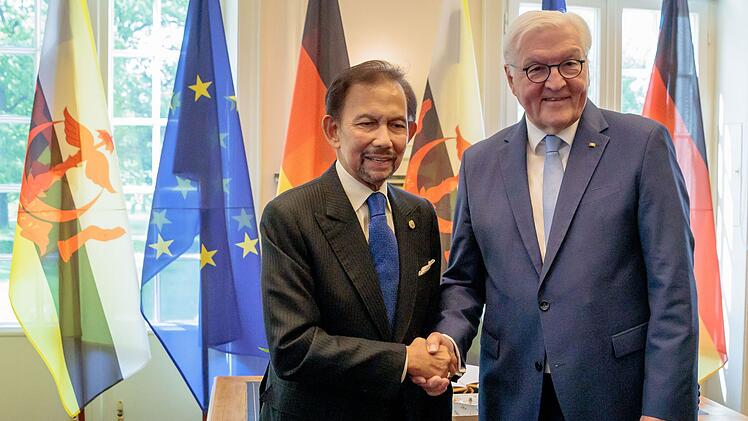 Bundespr&auml;sident Steinmeier empf&auml;ngt Sultan von Brunei