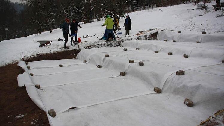 Im Winter ging es los.