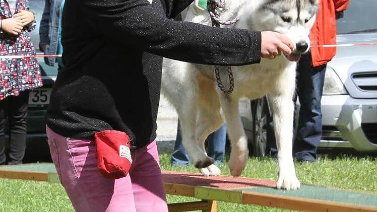 Kerstin Rödelmit Melli.