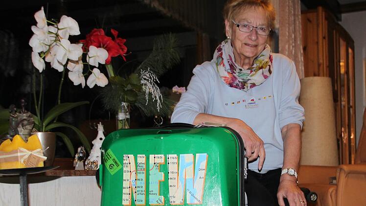 Die Koffer sind gepackt: Unmittelbar nach ihrem Geburtstag bricht Regina Rinke zu einer Reise nach Ostafrika auf. Foto: Ulrike Müller