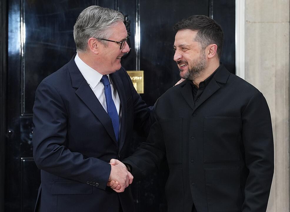 Ukraine-Krieg - Treffen von Starmer, Merz, Macron und Selenskyj