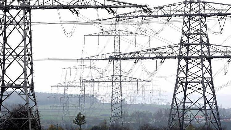 Bei Redwitz gehören die Masten der 380-kV-Leitung bereits zum Landschaftsbild. So dicht werden sie im Coburger Land nicht stehen. Auf Widerstand stößt die geplante Trasse trotzdem. Foto: Markus Führer
