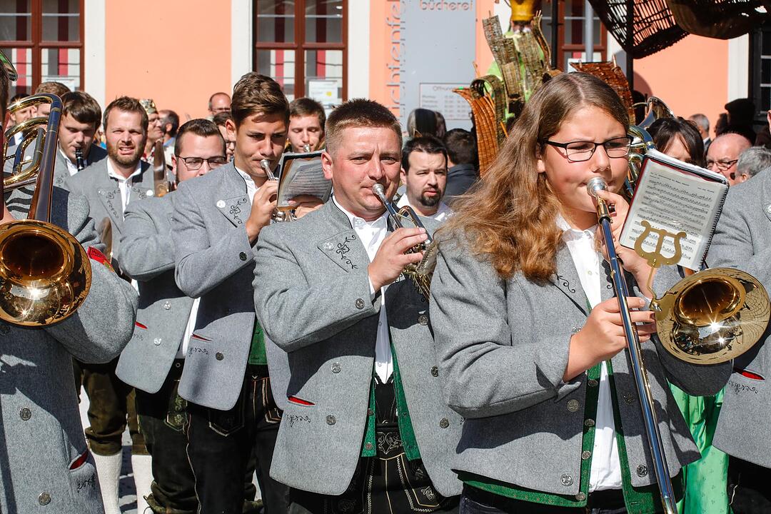 Korbmarkt in Lichtenfels am Samstag
