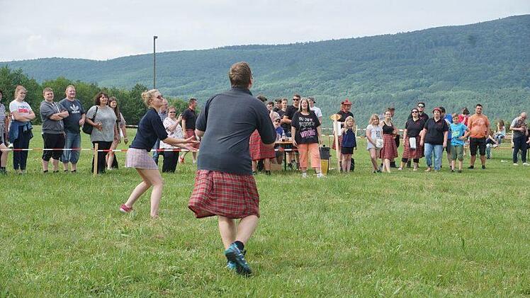 Highlandgames in Langenleiten. Foto: Marion Eckert