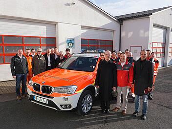 Das neue Notarztfahrzeug des BRK.  Foto: Marion Eckert