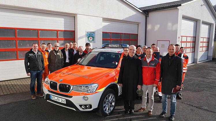 Das neue Notarztfahrzeug des BRK.  Foto: Marion Eckert