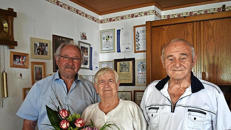 Erna und Fritz Hopfengärtner feiern 60-jähriges Ehejubiläum.