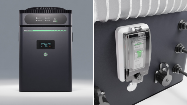 Mit fünf kWh Kapazität bietet der Maxxicharge ausreichend Reserven für Familien und Haushalte mit höherem Strombedarf. Des Weiteren kann er mit Zusatzbatterien gekoppelt und erweitert werden.