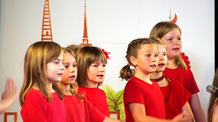 Göritzer Chorkids spielen das Musical Rotasia. Foto: Klaus Werner