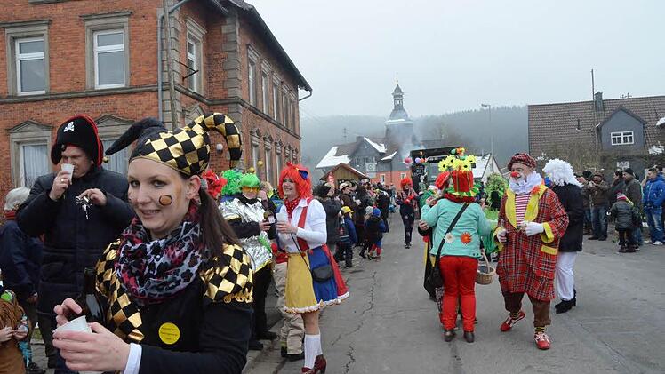 Die freundlichen Harlekins der Soldatenkameradschaft Rothenkirchen