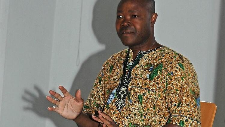 Alexis Madokpon aus Benin demonstrierte afrikanische Rhythmen. Foto: privat