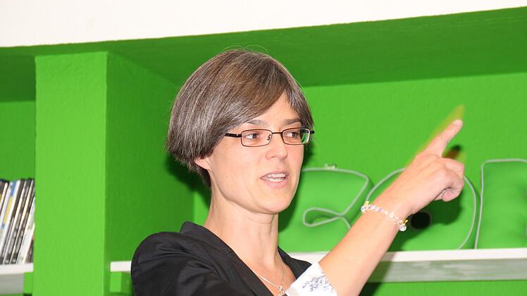 Ina Sinterhauf ist OB-Kandidatin der Coburger Grünen und führt bei der Kommunalwahl im März 2020 auch die Stadtratsliste ihrer Partei an.Foto: Oliver Schmidt