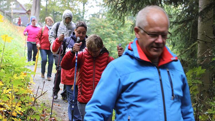 Eröffnung von gleich zwei Touren war in Lauenstein angesagt. Foto: Wunder