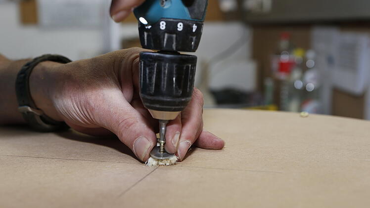 Landmadla Sitzhocker Schritt 5