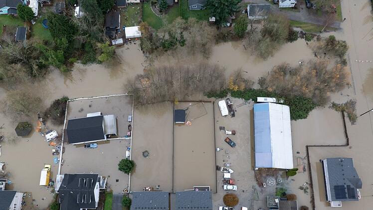 &Uuml;berschwemmungen im US-Staat Washington
