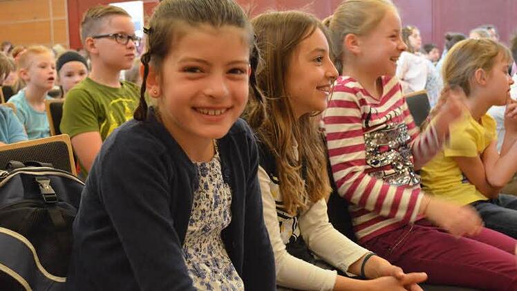Die Kinder der Heimatring-Grundschule hatten viel Spaß beim Theaterspiel. Foto: Gabi Bertram