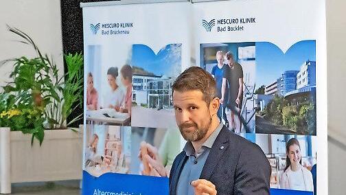 Steve Metz bei seinem Vortrag.