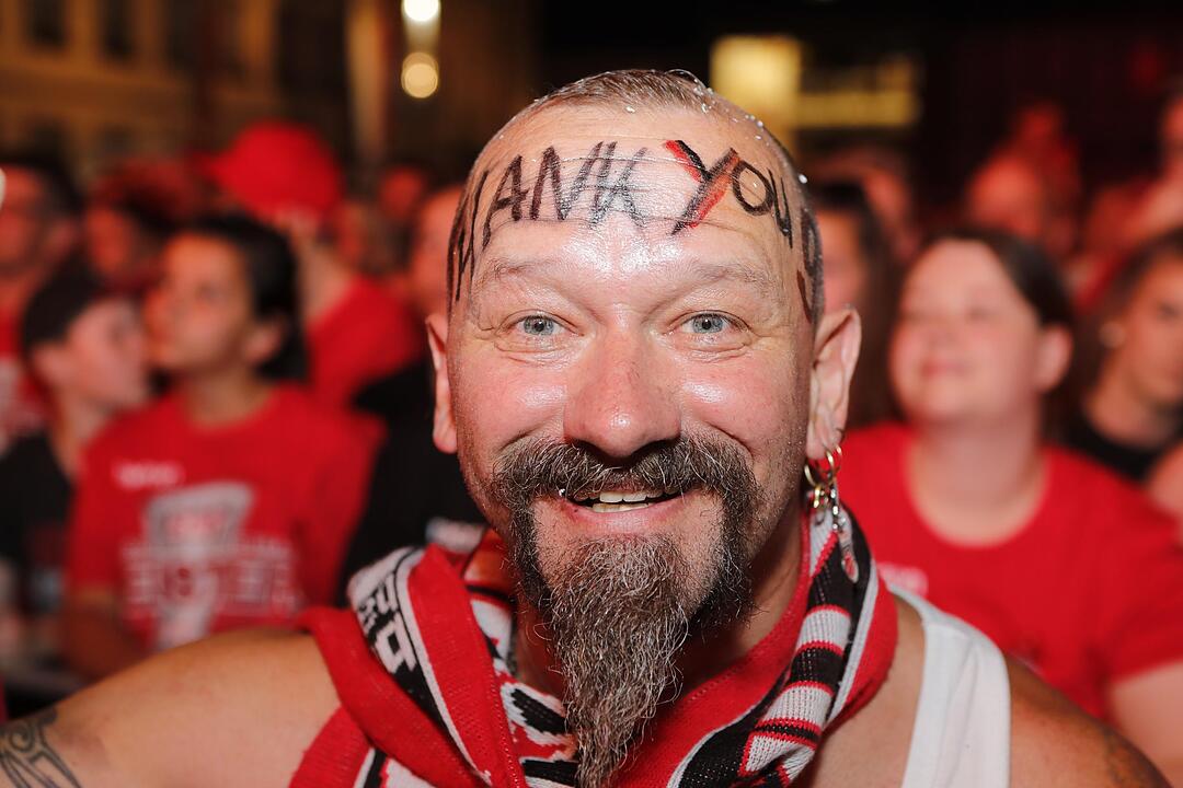 Brose Bamberg: Die Meisterfeier am Bamberger Maxplatz