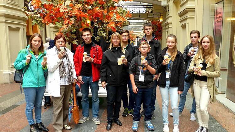 Das Eis im Kaufhaus Gum schmeckte den Höchstadtern. Foto: privat
