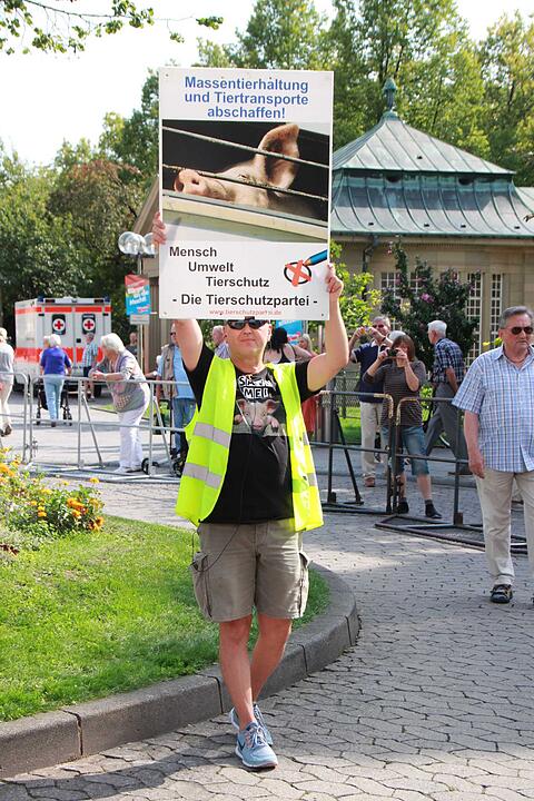 Bad Kissingen: Protest der Milchbauern