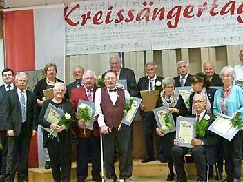 Die Geehrten aus dem Landkreis Coburg