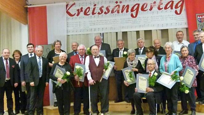 Die Geehrten aus dem Landkreis Coburg