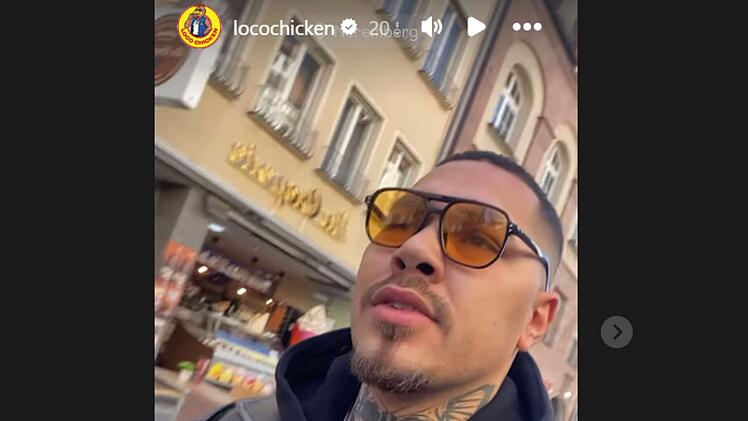 Rapper Luciano eröffnet "Loco Chicken"-Filiale in Nürnberg