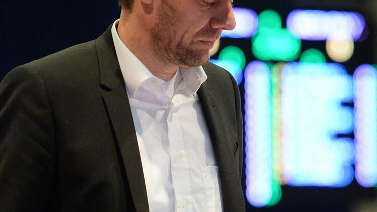 Bayreuths Trainer Michael Koch war höchst unzufrieden mit seiner Truppe. Foto: Peter Mularczyk