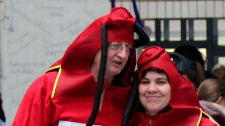 Kleine und große Faschingsnarren feierten beim SC Adelsdorf. Foto: Johanna Blum