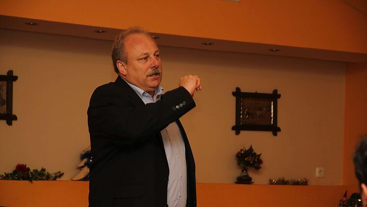 Jürgen Karg bei seiner Vorstellung. Foto: Jürgen Gärtner