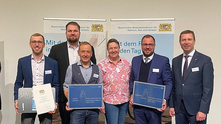 Coburg: Stadt und Landkreis als fahrradfreundliche Kommune ausgezeichnet