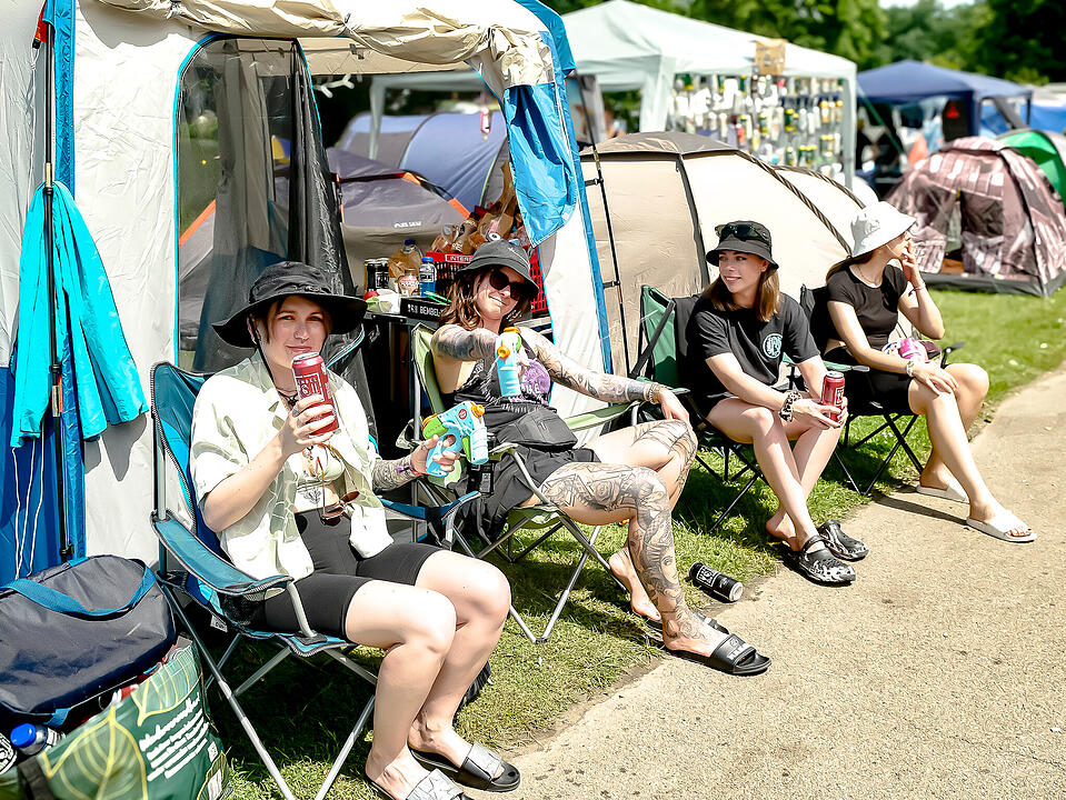So schön war es bei Rock im Park am Samstag - Camping