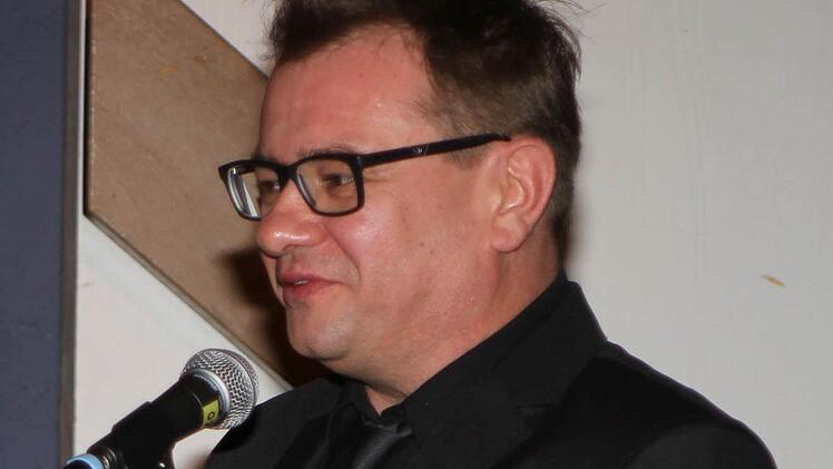 Sichtlich zufrieden bei seinen Dankesworten Vorsitzender Alexander Alka.