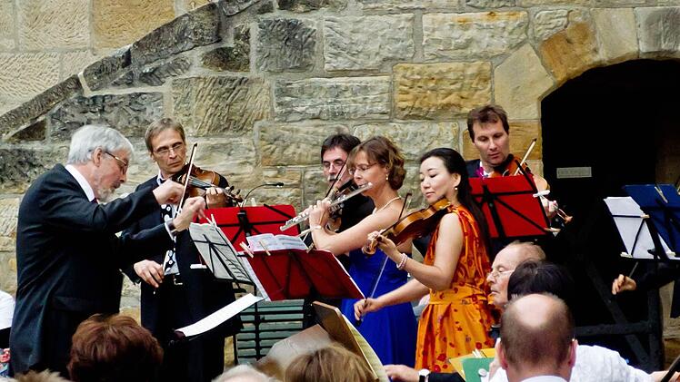 Impressionen von der Serenade mit dem Collegium musicum auf der Veste CoburgFoto: Jochen Berger
