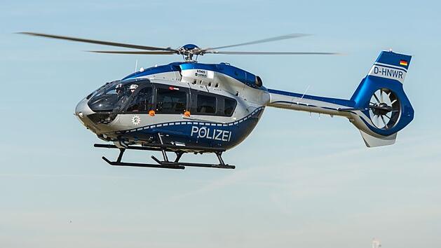 Hubschrauber-Einsatz auf A3 bei Helmstadt