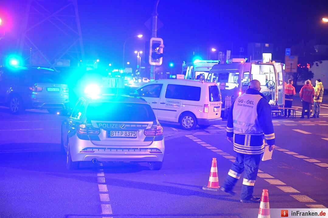 Brand in Tiefgarage in Bamberg - Hotel evakuiert