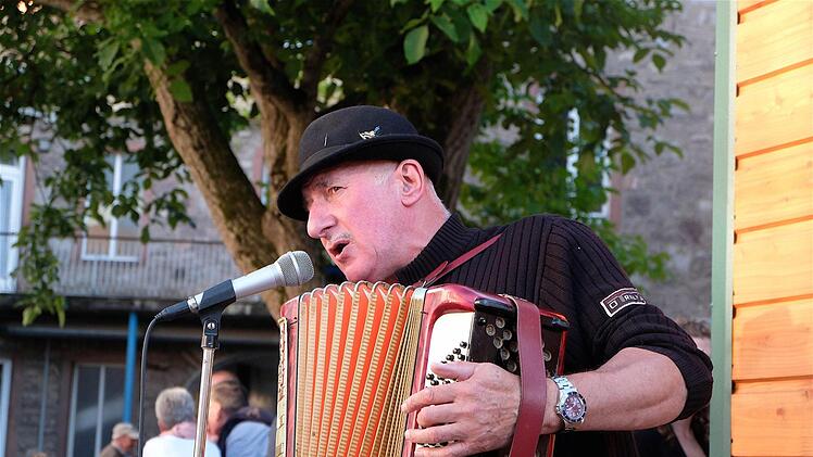 Konrad Albert beim Höflesfest.Foto: Gerd Schaar